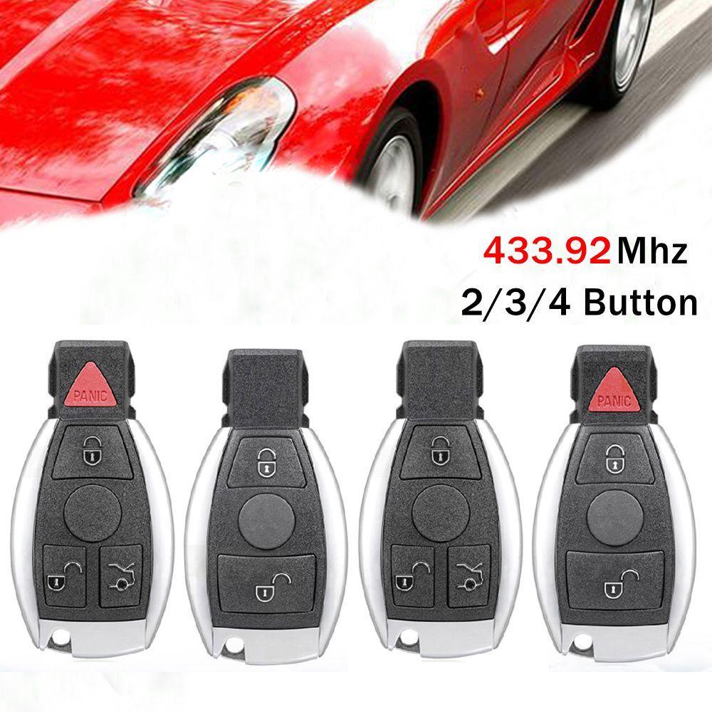 MAG Chìa Khóa Điều Khiển Từ Xa 4 Nút 2 Nút 433.92 Mhz Cho Mercedes-Benz