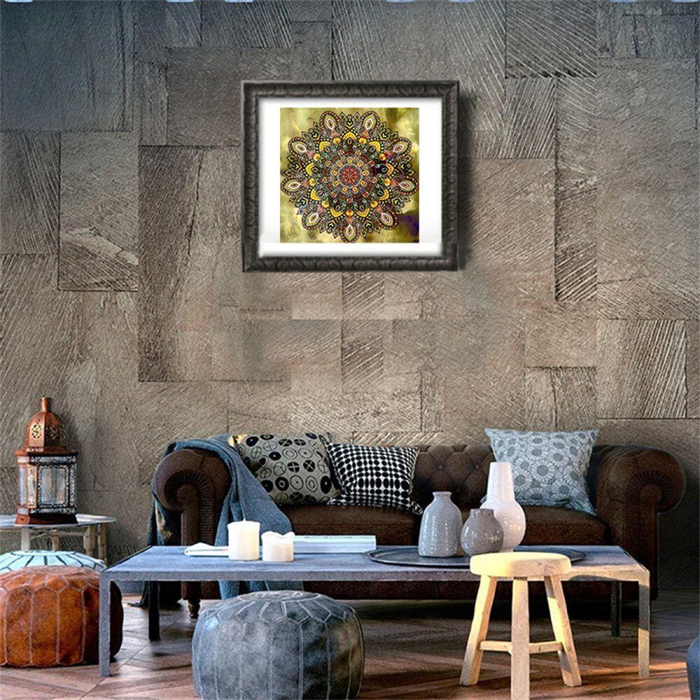 Bộ Tranh Đính Đá 5D Tự Làm Kích Thước 20X20Cm|Tranh Thêu Chữ Thập Độc Đáo Chất Lượng Cao