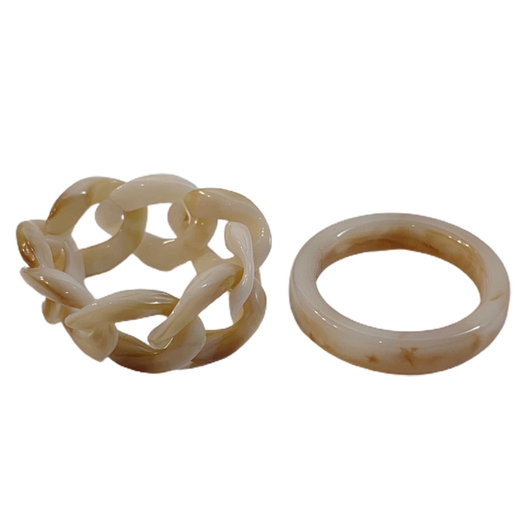 Nhẫn Thiết Kế Đơn Giản Phong Cách Retro Thời Trang