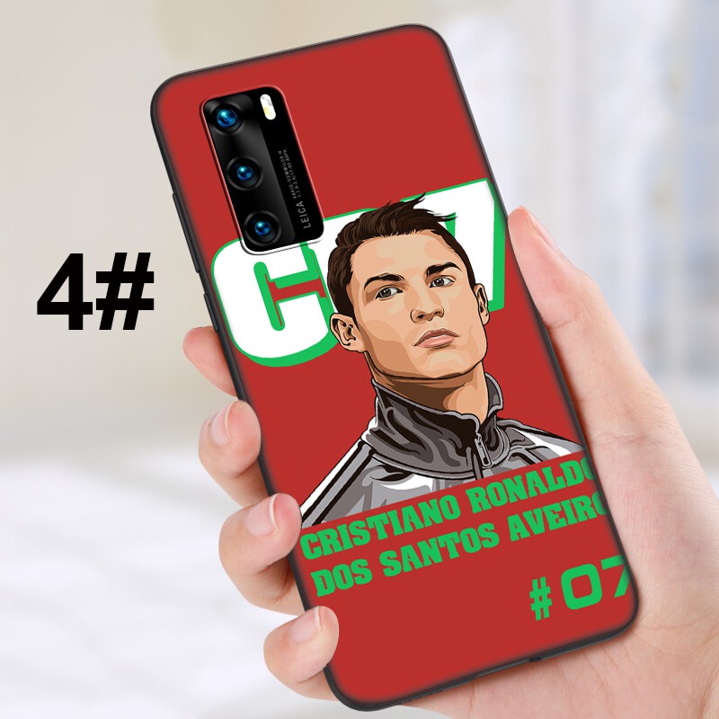Ốp điện thoại dẻo in hình Cristiano Ronaldo CR7 cho Huawei Y6P Y6 Y9 Y7 Prime 2019 2018 2017 LUA24