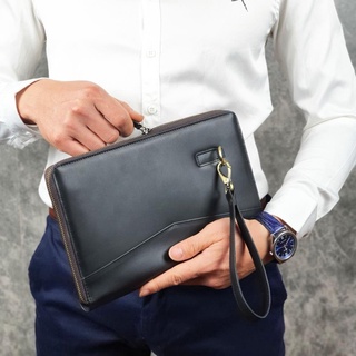 [Da thật] Clutch cầm tay nam da bò cao cấp CL120 - 100% da bò thật, BH 3 năm, Ví công sở !