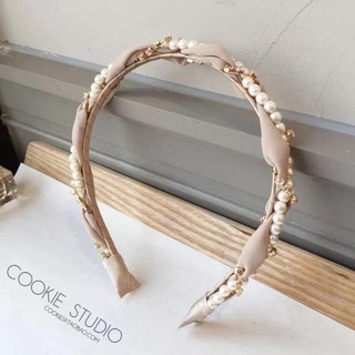 Bờm tóc đính đá và hạt tròn siêu xinh