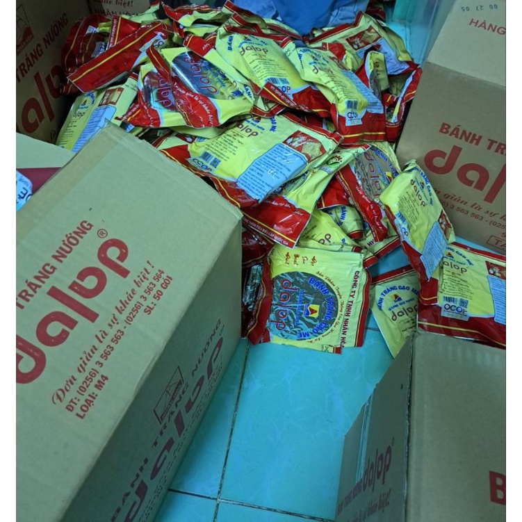 Bánh tráng DALOP gạo mè Bình Định