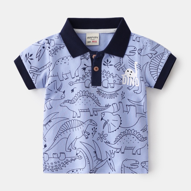 Áo cộc tay trẻ em - Áo Polo bé trai hãng WELLKIDS - WAPYPY shop kunkid