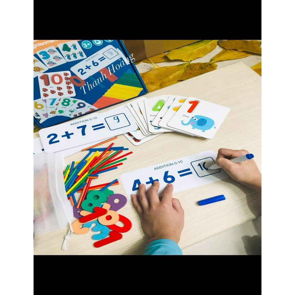 Combo đồ chơi bé làm quen với số và chữ cái giúp bé học số và tiếng anh