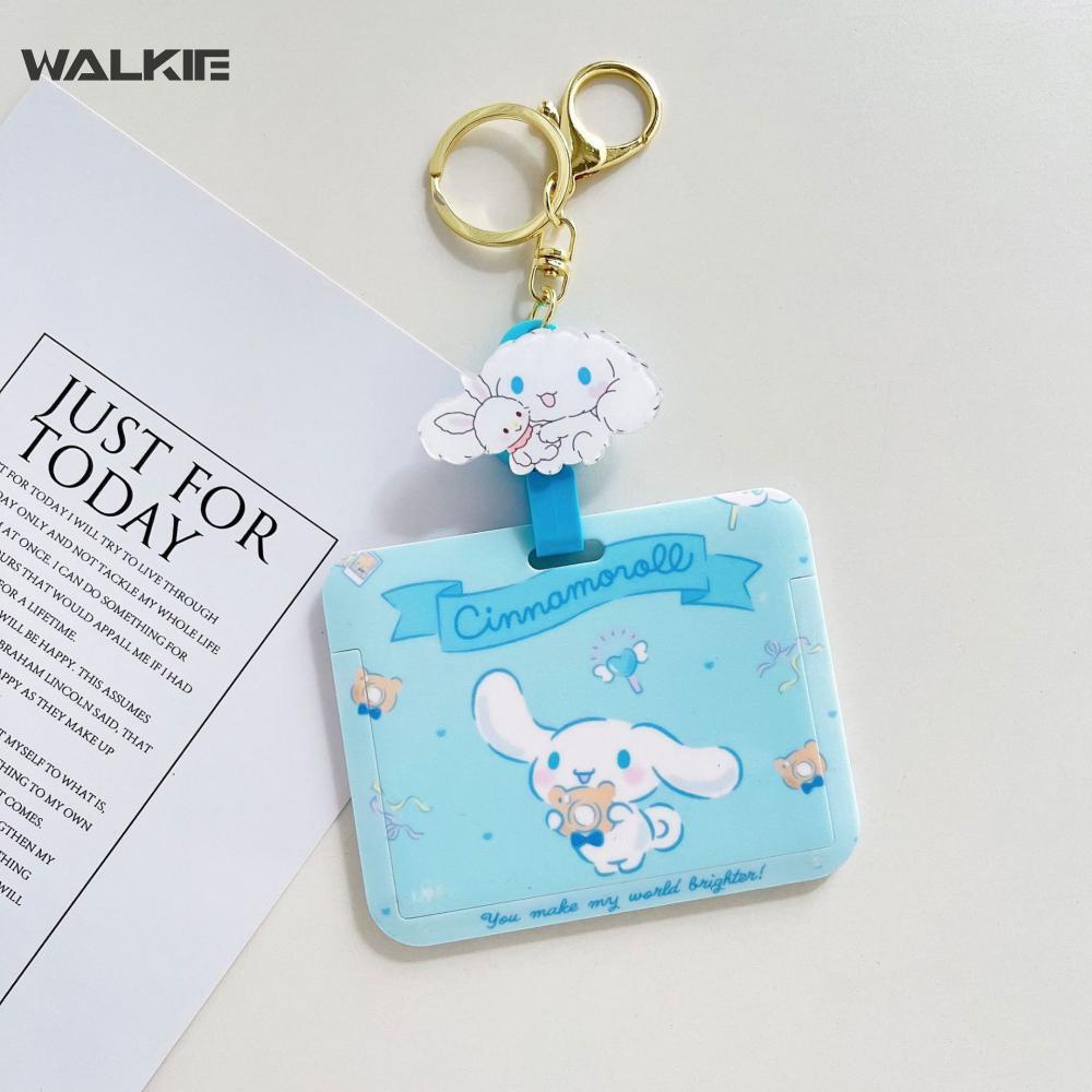 Ví Đựng Thẻ Id Kèm Móc Khóa Hình Kuromi Dễ Thương