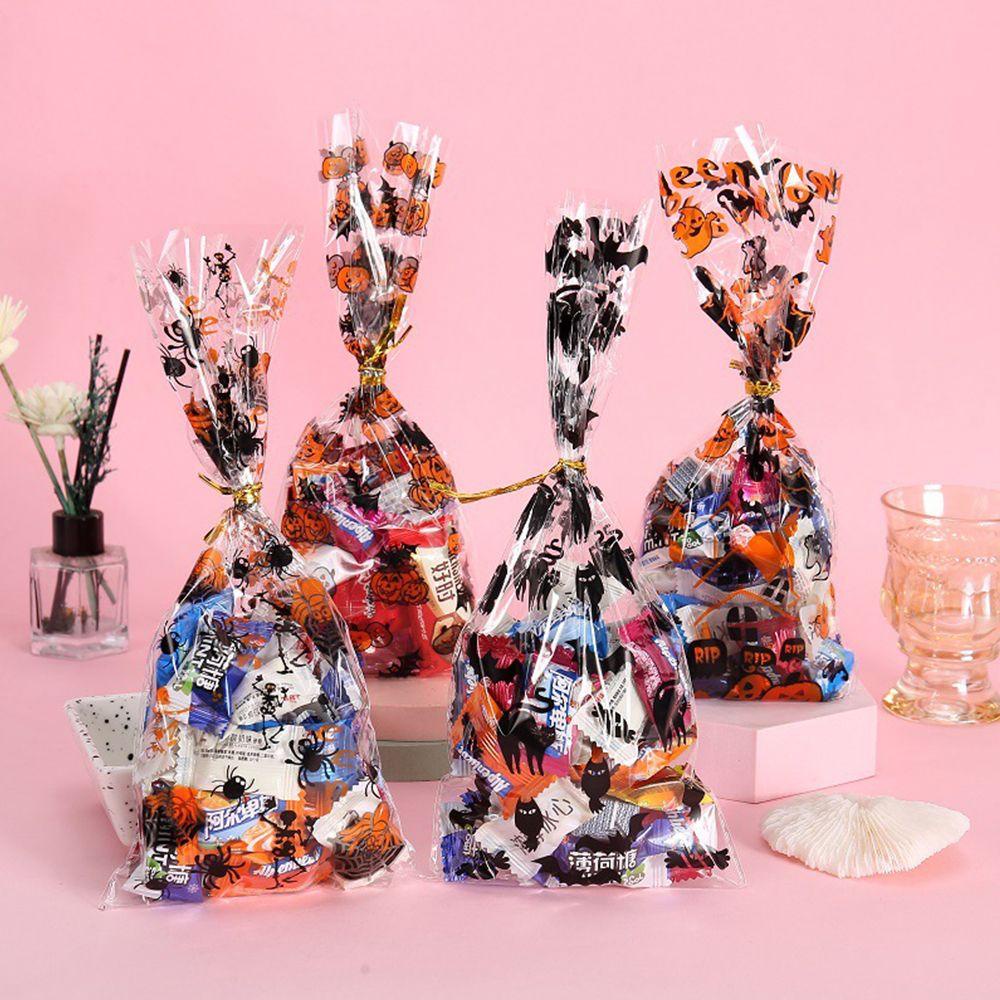 FAY 50 Túi Đựng Kẹo Halloween Hình Dơi