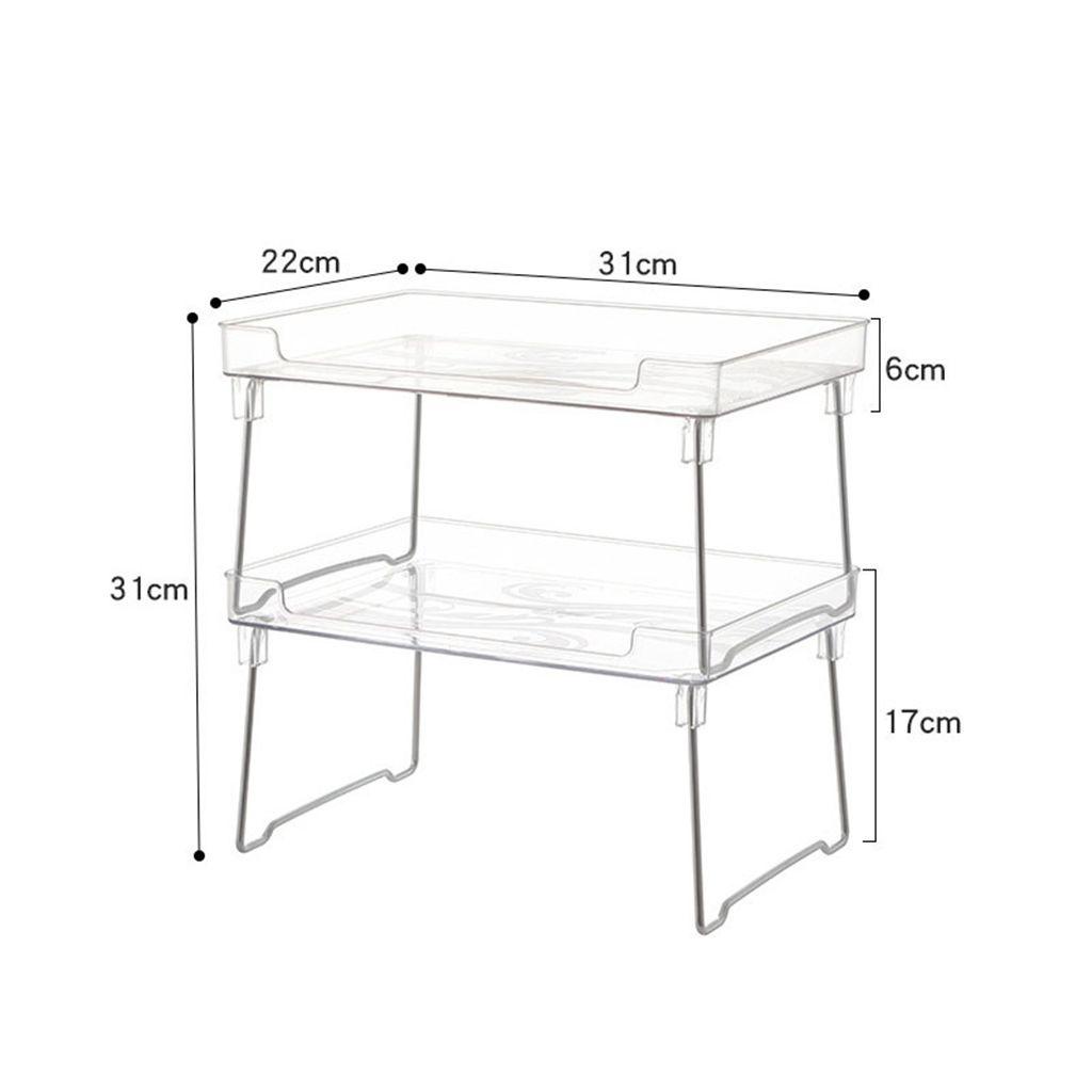Set 2 Kệ Đựng Vật Liệu Vật Liệu Xếp Chồng Lên Nhau