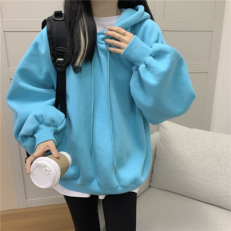 [Áo hoodie nữ form rộng] áo nỉ hoodie nữ unisex thời trang ulzzang có mũ unisex hàn quốc học sinh sinh viên | BigBuy360 - bigbuy360.vn