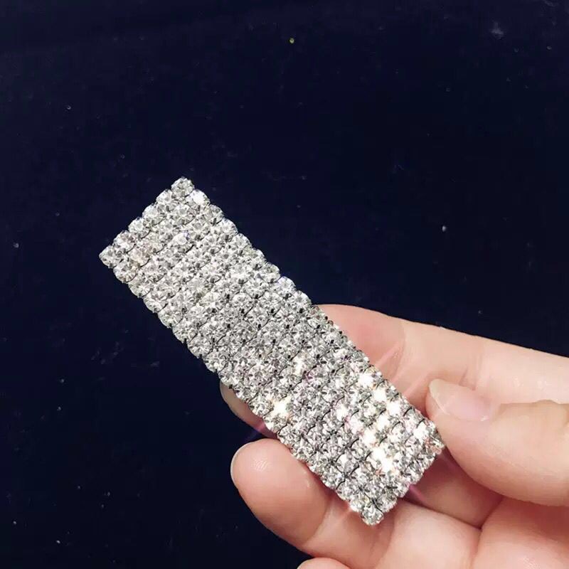 Kẹp Tóc Mái Đính Đá Sang Trọng Dễ Thương