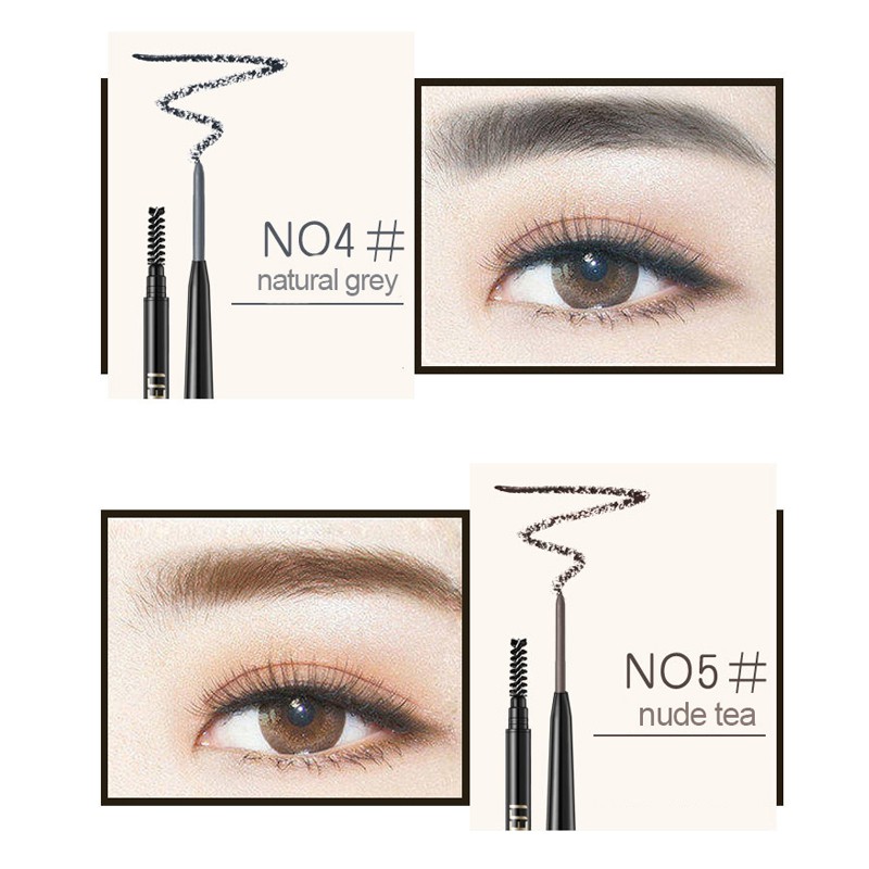 (Hàng Mới Về) 1 Bút Chì Kẻ Lông Mày Đầu Siêu Mịn Tự Nhiên Chống Nước Lâu Trôi | BigBuy360 - bigbuy360.vn