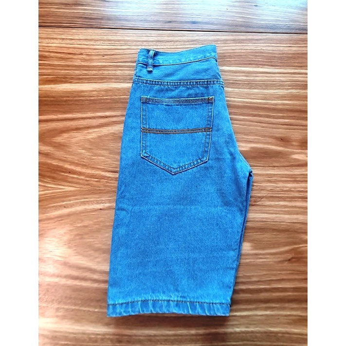 Quần Short Jean Nam BASIC MAN xanh Nước Biển