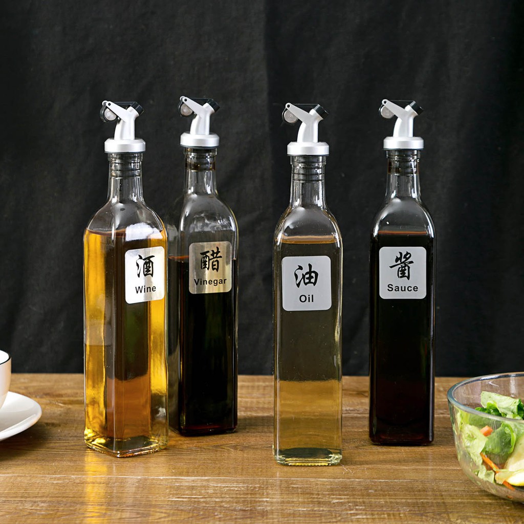 Bình Thủy Tinh JUJIAJIA Đựng Gia Vị Dung Tích 500ml