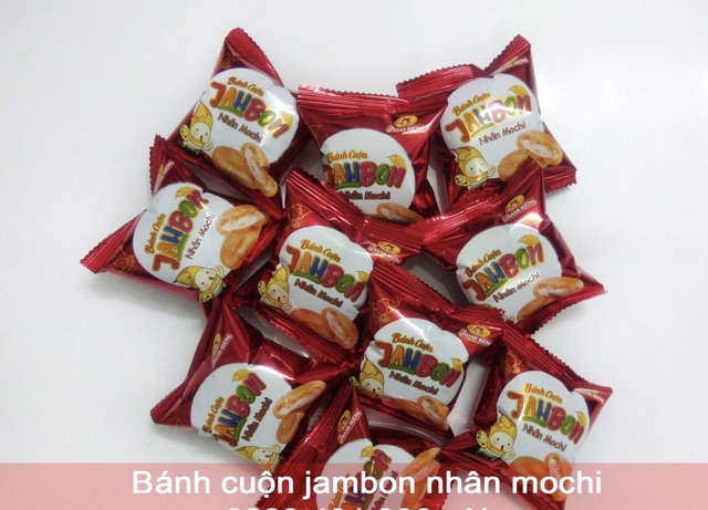 Bánh cuộn jambon mochi 15 cái / túi