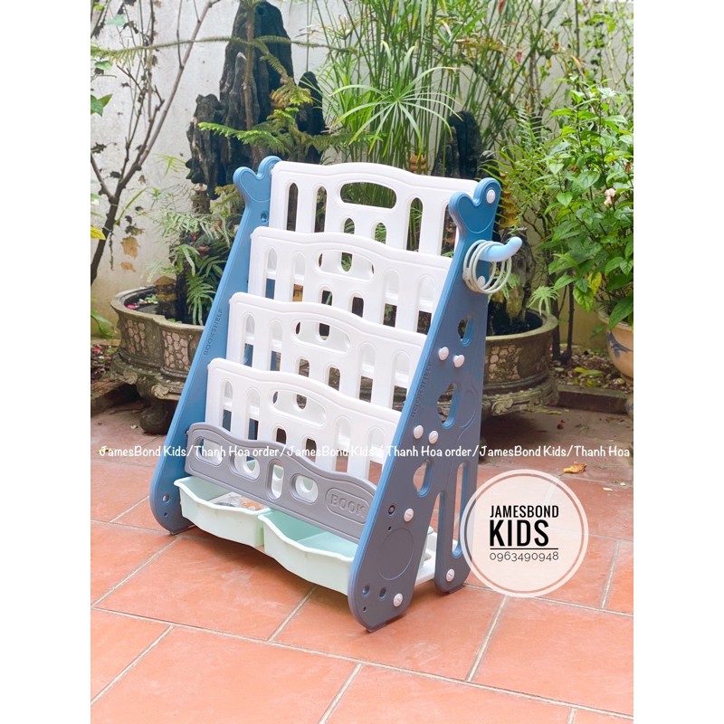 Giá sách nhiều hình phiên bản to cho bé hàng sẵn kho 1 số mã- shop JamesBond Kids