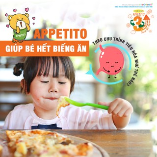 Fitobimbi Appetito, siro ăn ngon, giảm biếng ăn cho bé, giúp bé hấp thu dinh dưỡng hiệu quả (Chai 200ml)