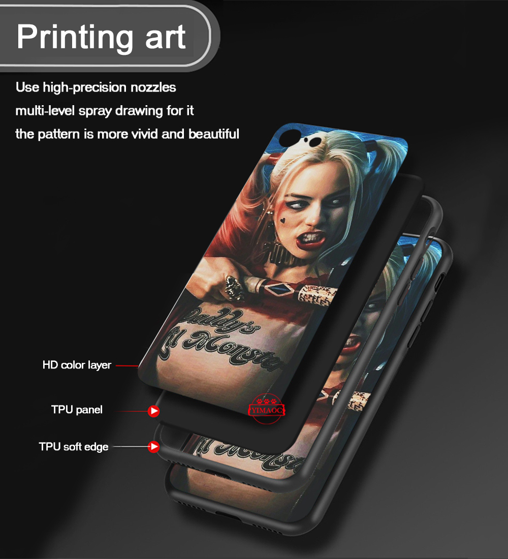 iPhone 12 Mini 11 Pro XR XS Max Soft Case 19ER Harley Quinn