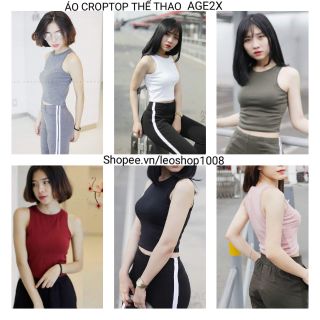 Combo 3 áo croptop AGE2X được chọn mẫu