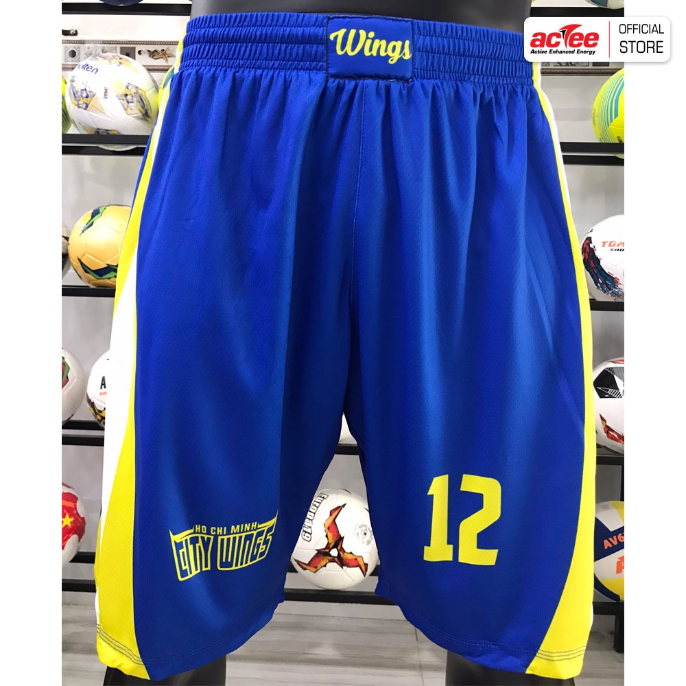 Quần thi đấu Bóng rổ Ho Chi Minh City Wings VBA 2021 - màu Xanh - Thanh lý