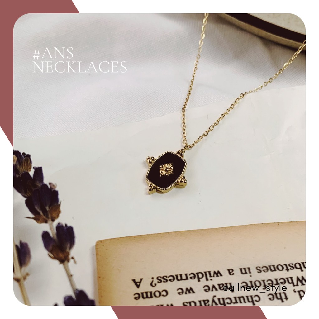 Dây chuyền thép vintage Allnewstyle biểu tượng hoàng gia