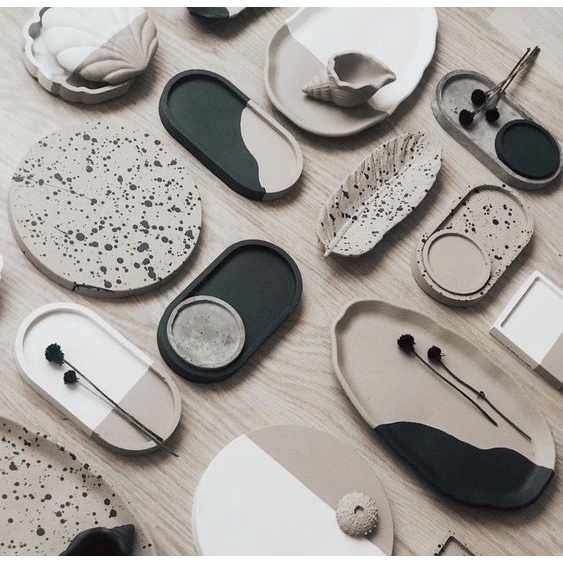 Bột Kit Làm Khay Đựng Lót Ly Làm Quà Tặng Handmade DIY