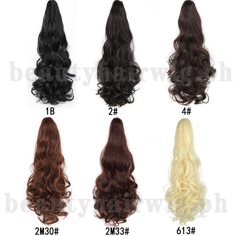 Phần Tóc Giả Làm Dày Tóc, Kiểu Tóc Đuôi Ngựa, Thẳng Dài, Thẳng