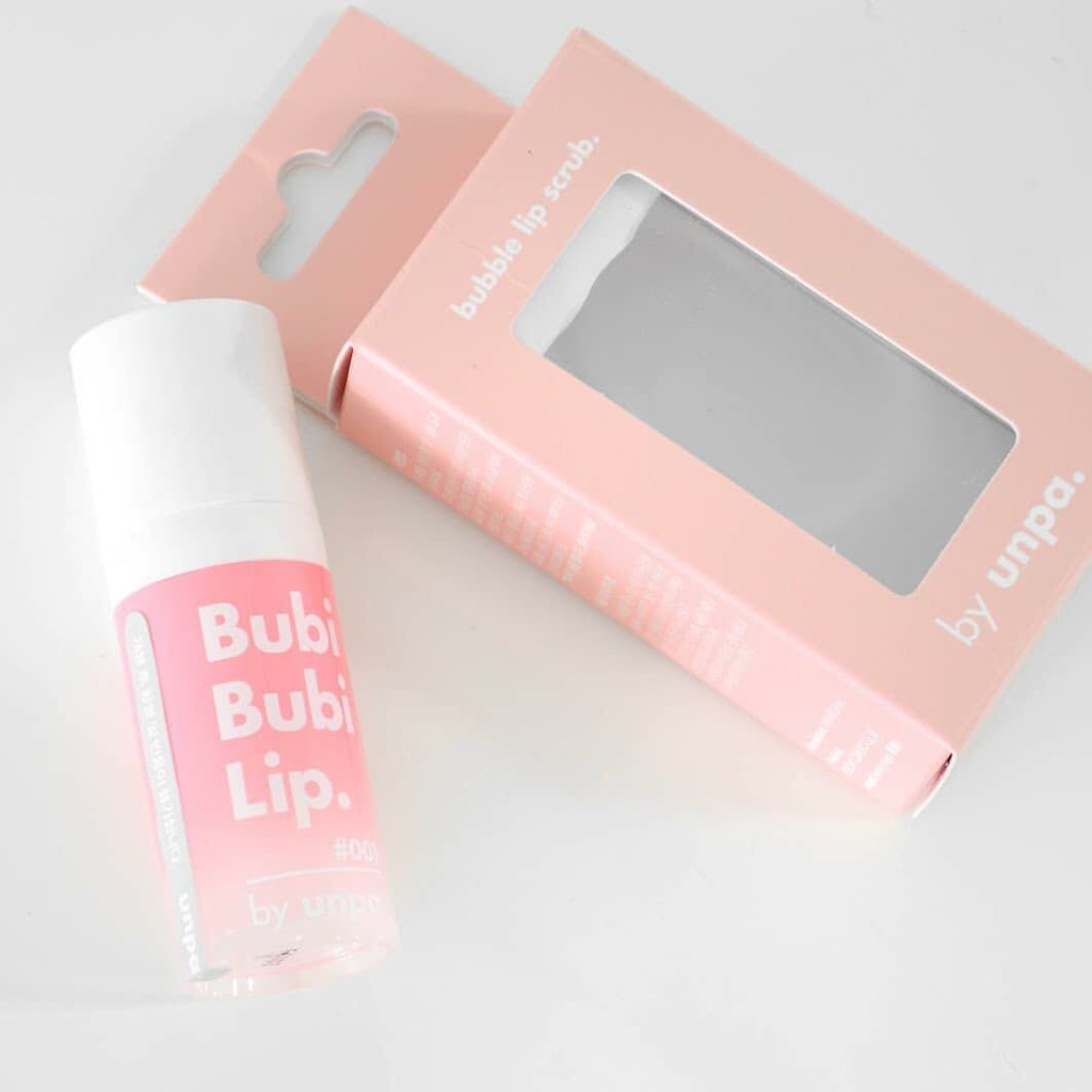 Tẩy Tế Bào Chết Môi Sủi Bọt Bubi Bubi Lip By Unpa