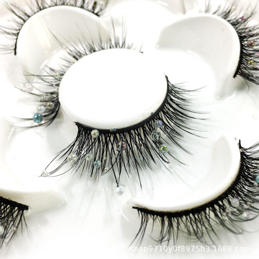 Bộ 5 Cặp Lông Mi Giả Dài Đầy Màu Sắc MIH SKONHED