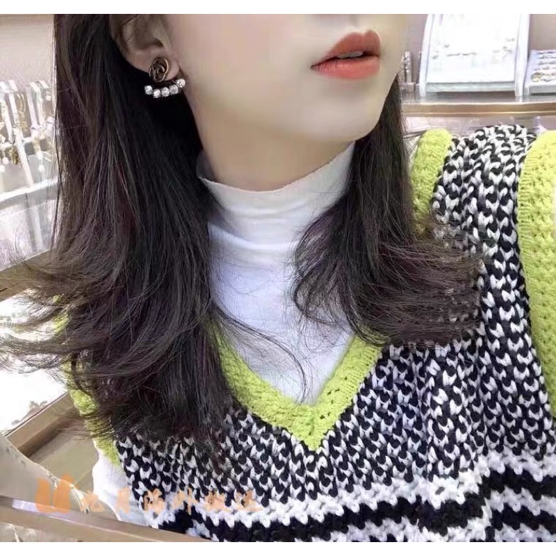 Hoa tai hợp kim đính hạt GC - Maben