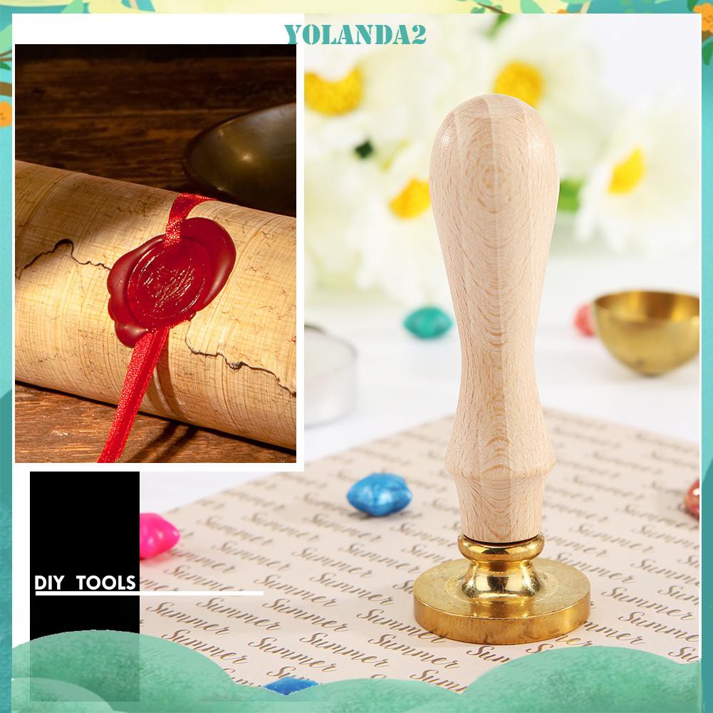 Con Dấu Tay Cầm Bằng Gỗ Phong Cách Retro Độc Đáo