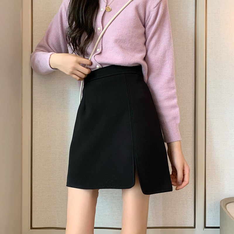Chân Váy Nữ Lưng Cao Dáng Chữ A Xẻ Tà Thời Trang | BigBuy360 - bigbuy360.vn