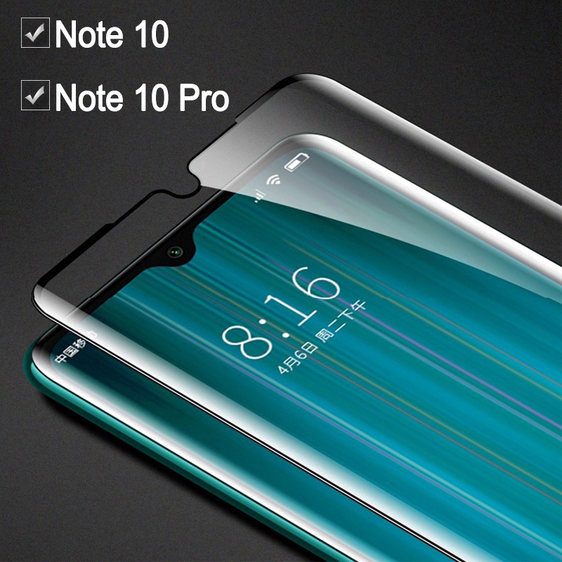 Set kính cường lực bảo vệ màn hình + miếng dán bảo vệ camera sau cho Xiaomi Mi Note 10 Pro Mi Cc9 Pro