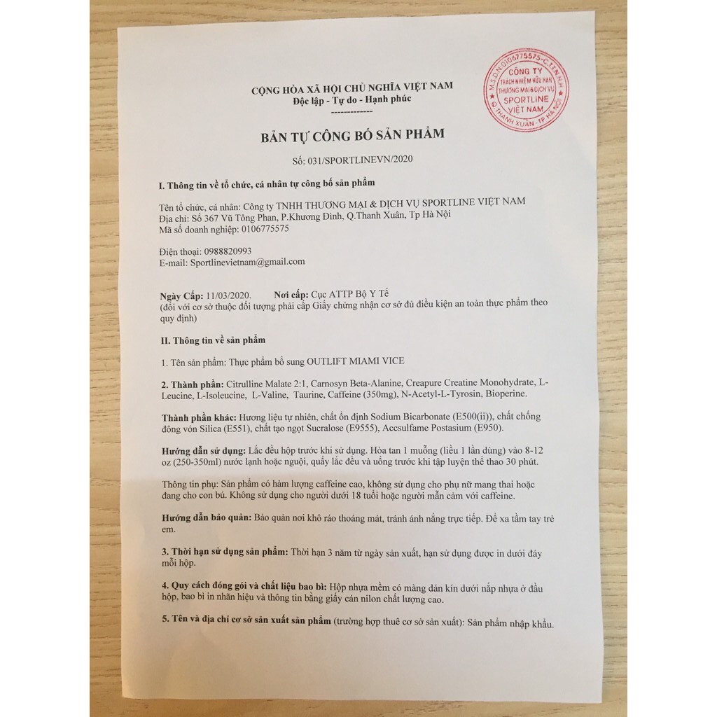 Tăng Sức Mạnh Pre-Workout Outlift Natural Nutrex Hộp 502g