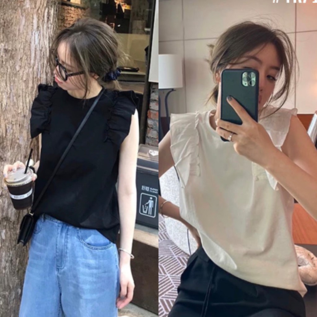 Áo thun xịn bèo vai siêu xinh