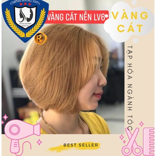 Thuốc nhuộm tóc màu Nâu Vàng Cát + kèm oxi