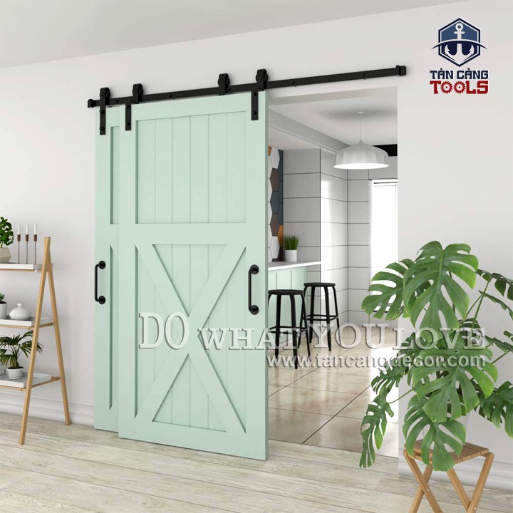 Phụ kiện Cửa Lùa 2 Cánh Đôi Barn Door