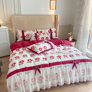 Ga phủ giường, bộ vỏ chăn ga gối cotton 100%