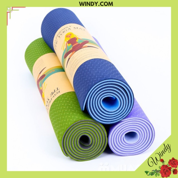 Thảm Tập YOGA, Tập GYM Loại 2 Lớp Chống Trượt Cao Cấp - Windy.com