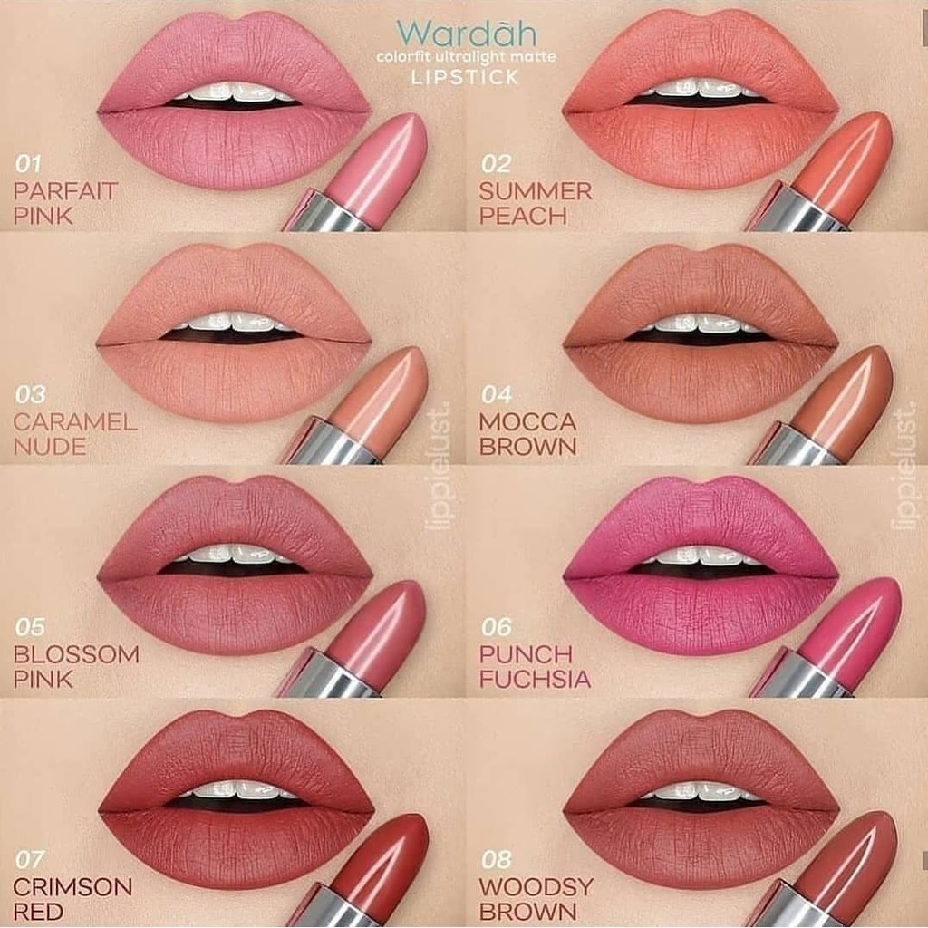 (hàng Mới Về) Son Môi Lì Siêu Nhẹ Wardah Colorfit 3.6g | BigBuy360 - bigbuy360.vn