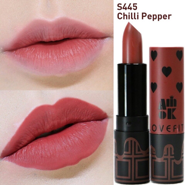 Son Lì Dưỡng Ẩm AMOK Lovefit Chocolate Lipstick - 4g