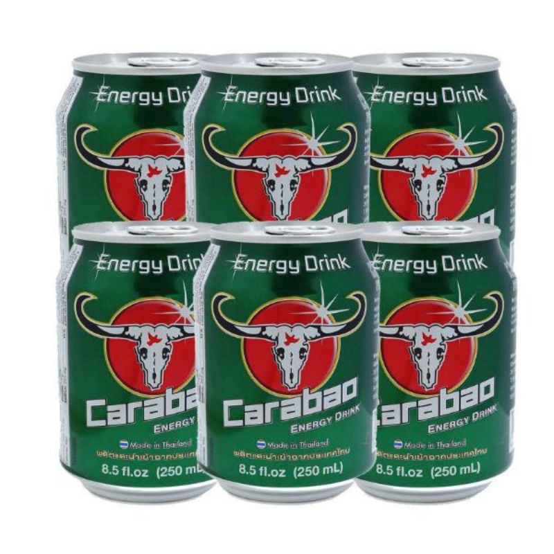 Nước Tăng Lực Carabao 250ml Thái Lan (thùng 24 lon)