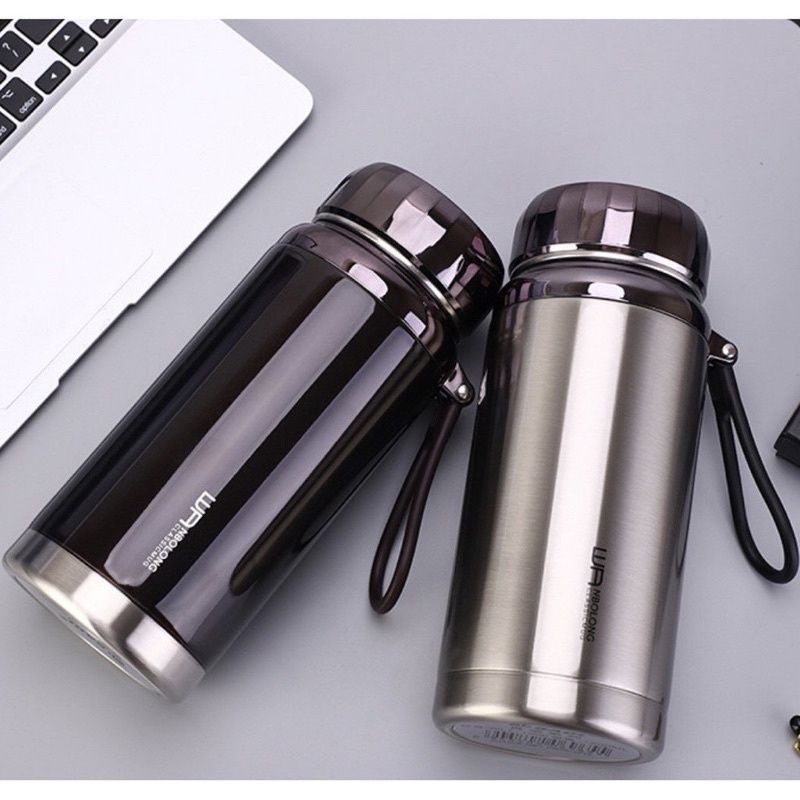 Bình giữ nhiệt kim cương inox 304 nóng lạnh, ly giữ nhiệt 24h dung tích 1000ml, 1200ml, 1500ml