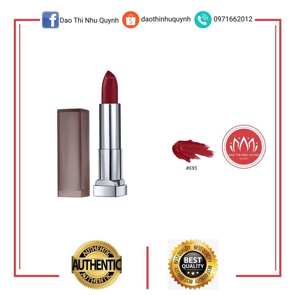 Son Maybelline Creamy Matte | Thế Giới Skin Care