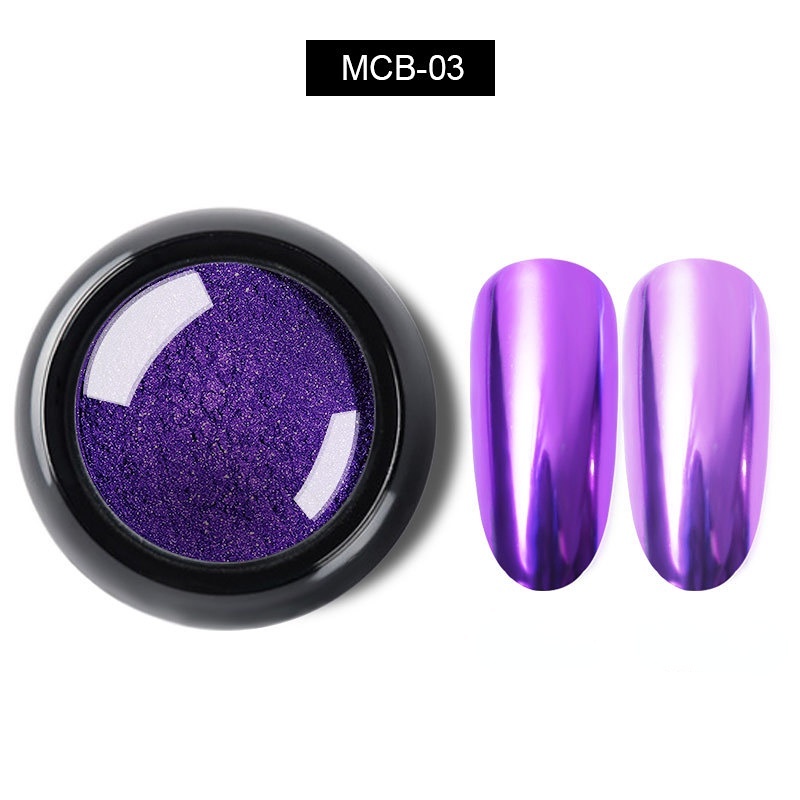 Bột màu làm móng MISSCHEERING QT0224 trang trí nghệ thuật hiệu ứng gradient ánh bạc