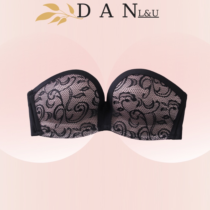 Áo Ngực Không Dây Không Gọng Nâng Ngực Chống Tuột Cài Trước DAN L&amp;U 219