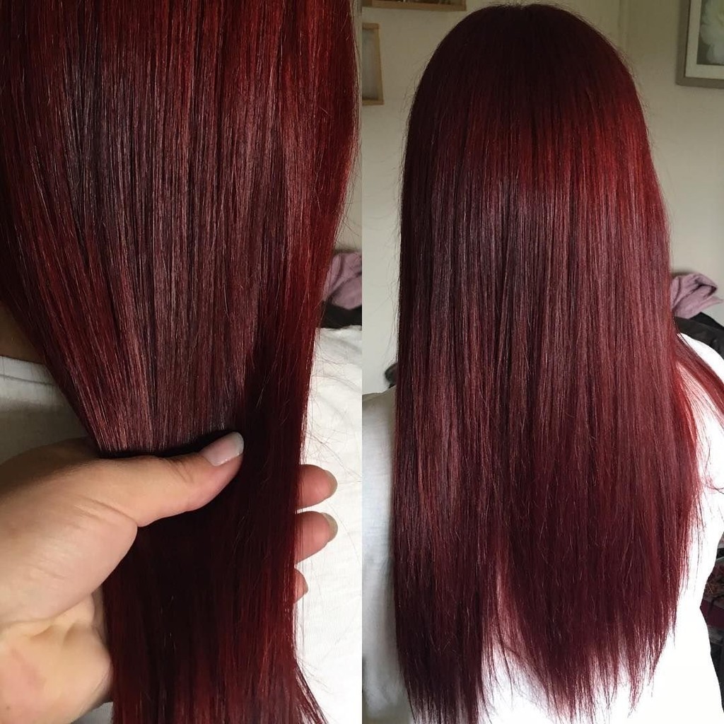 Thuốc nhuộm tóc màu nâu đỏ trầm - Kèm trợ nhuộm Oxy 100ml