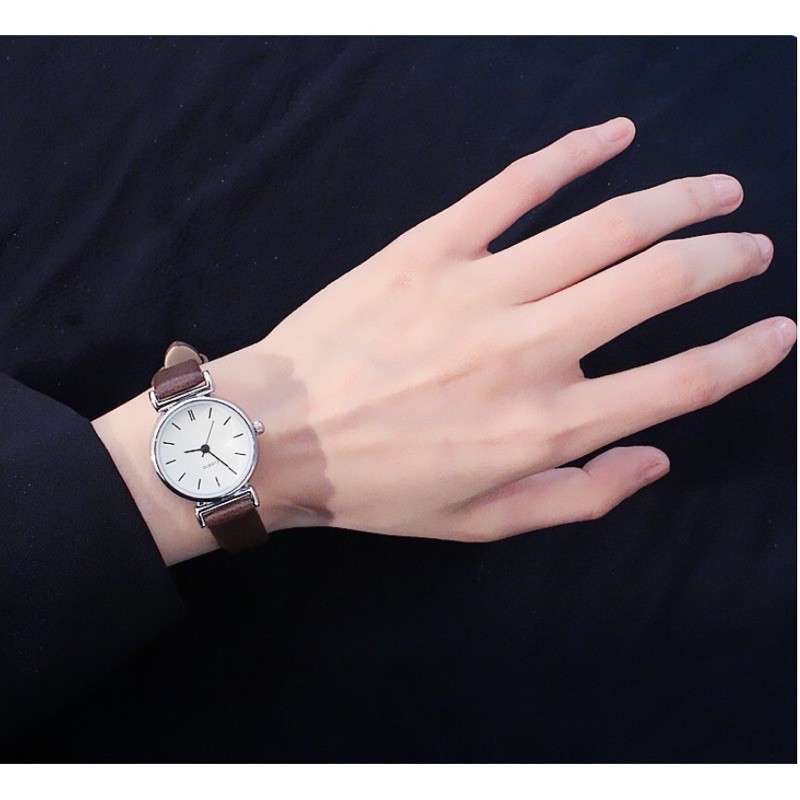 Đồng Hồ Nữ VISER H12 Mặt Tròn Nhỏ Xinh, Dây Da Cao Cấp | BigBuy360 - bigbuy360.vn