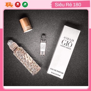 Shop mới sale 50% - nước hoa mini pháp hparfum acquadi giò nam dạng lăn 12ml