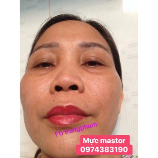 Mực phun xăm  mày môi mí mastor(307 dark pink)