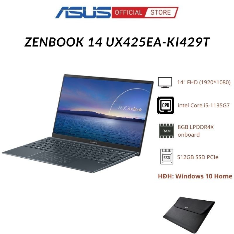 Laptop Asus ZenBook 14 UX425EA-KI429T i5 | BigBuy360 - bigbuy360.vn